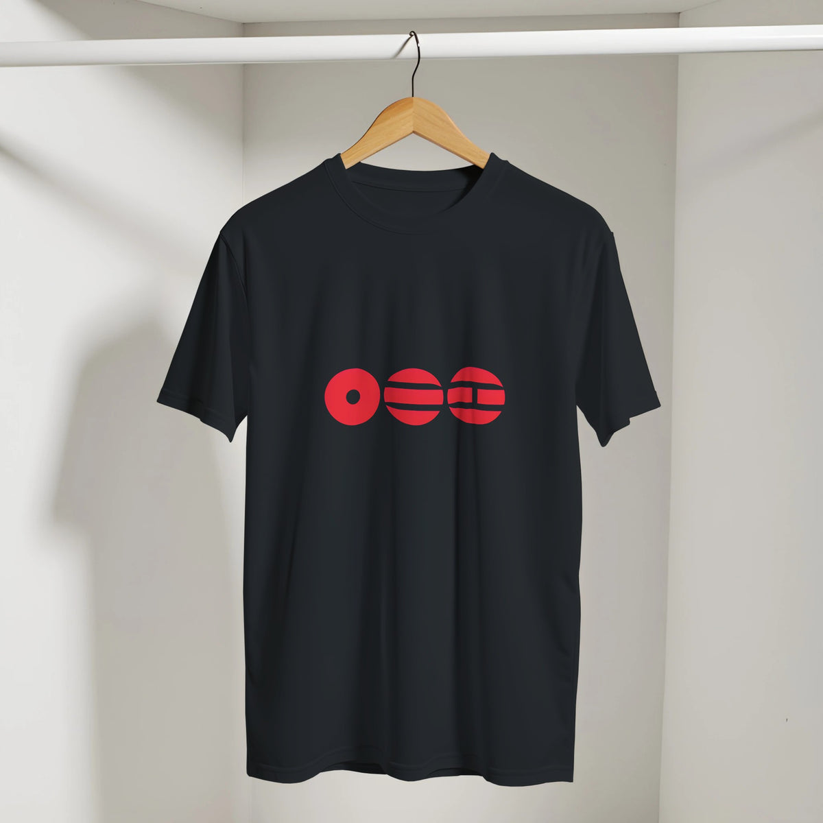Unisex BTS 2026 tee with minimalist red logo