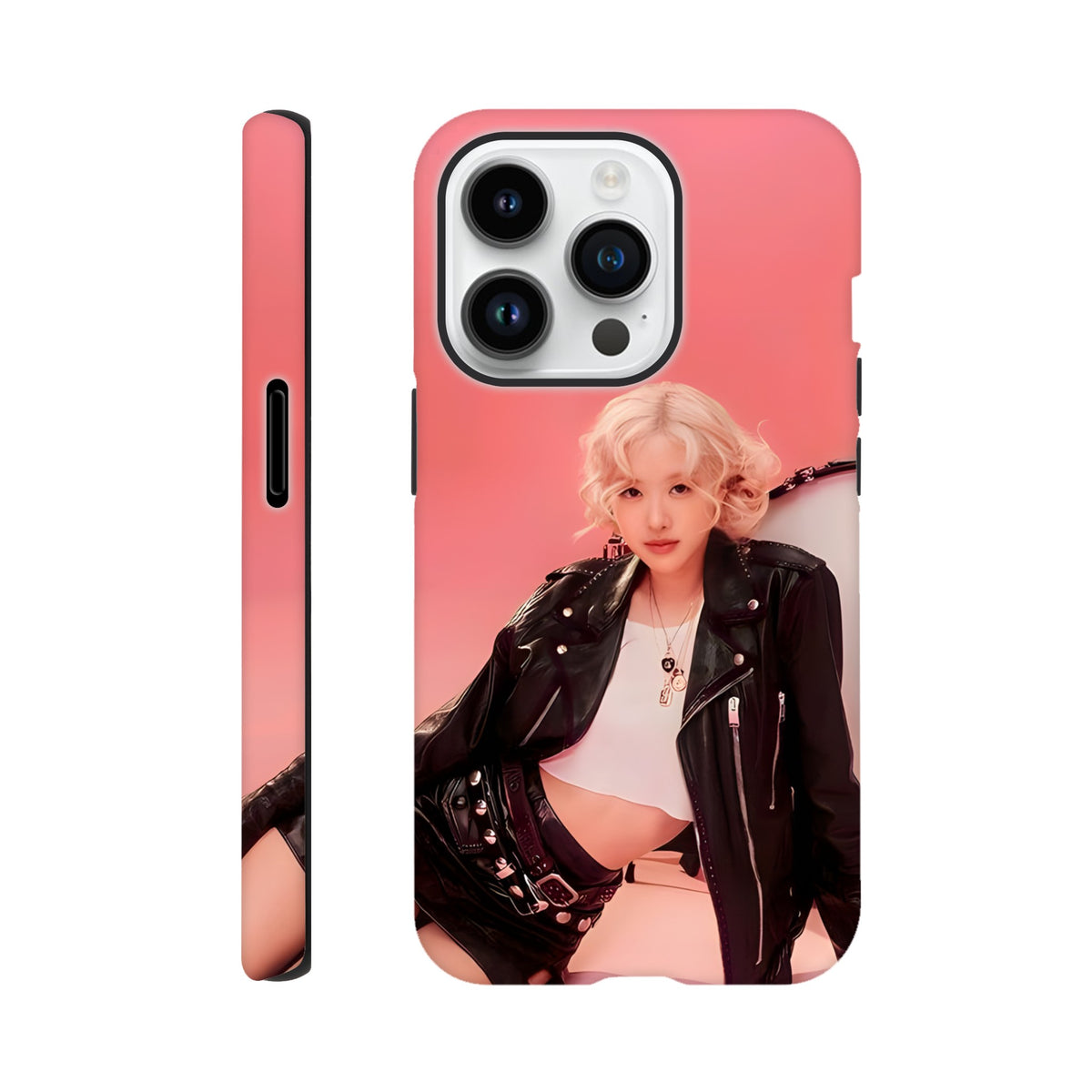 Protective Rosé iPhone case for everyday use
