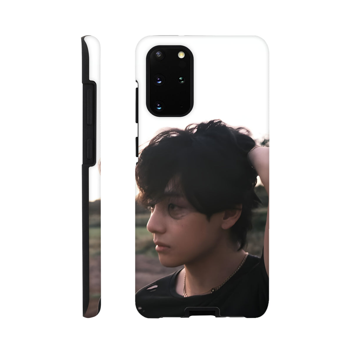 Samsung phone case featuring V from BTS with dual‑layer defence