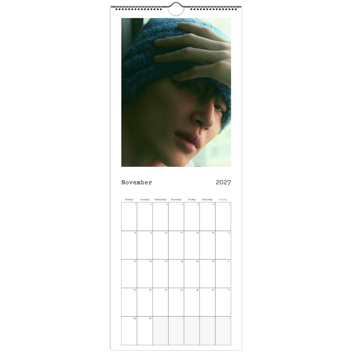 Byeon Woo‑seok calendar November photo