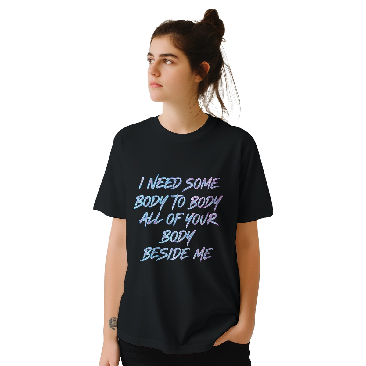 BTS 2026 logo back print t‑shirt