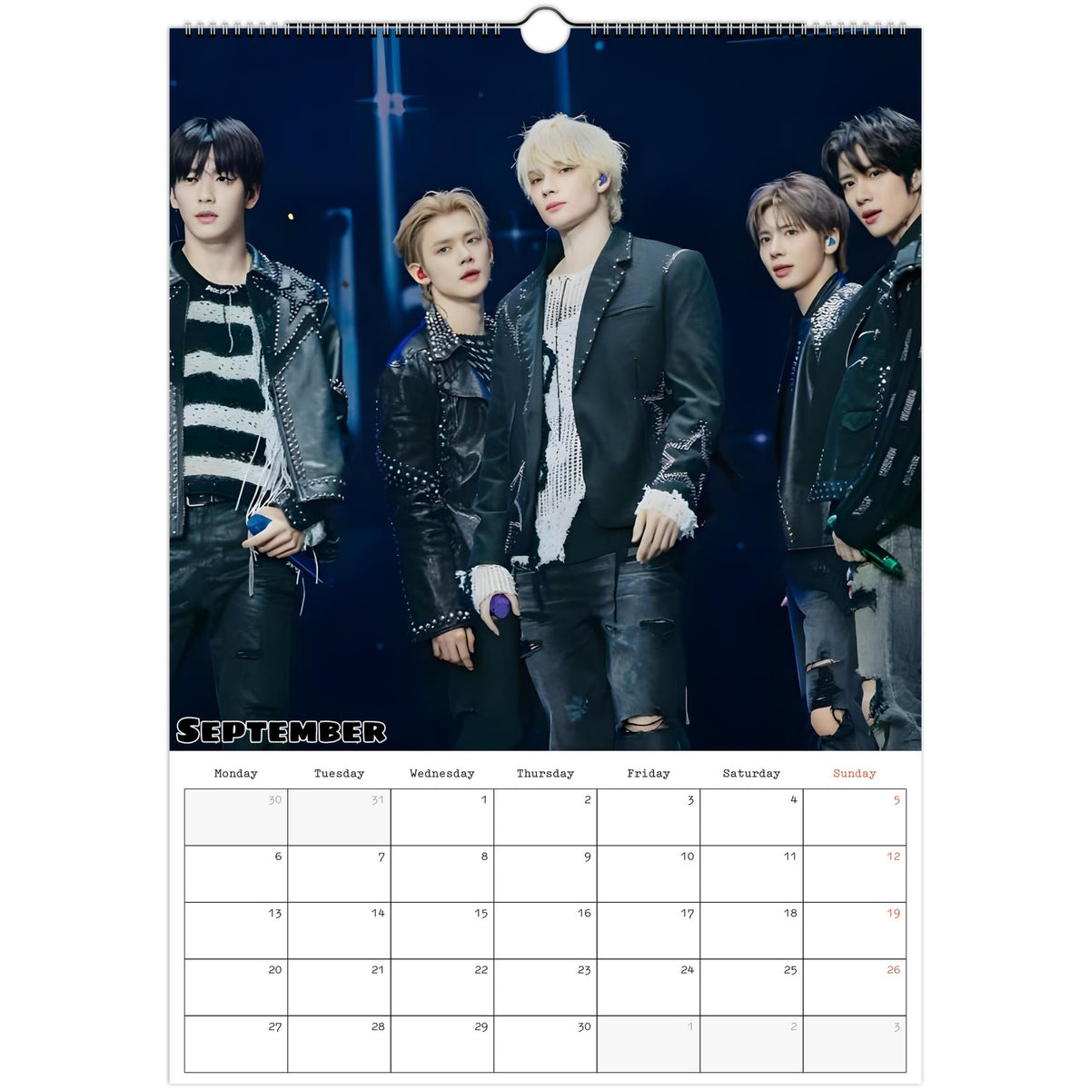 TXT calendar September 
