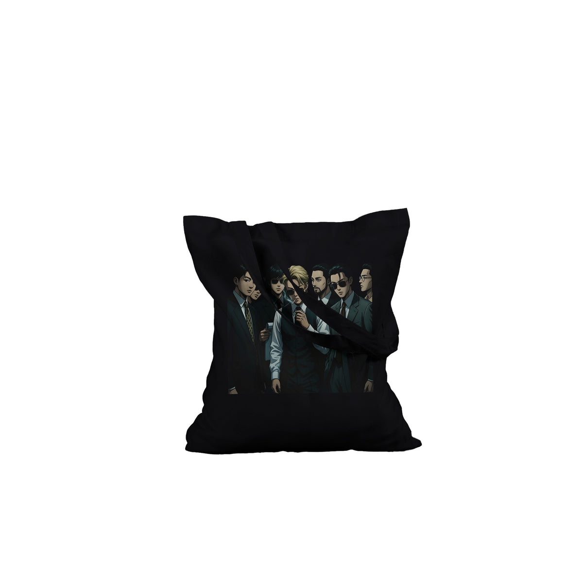 Unisex BTS graphic tote bag for fans