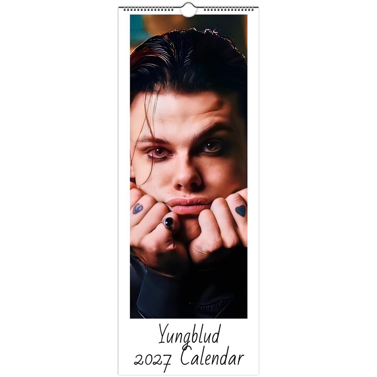 YUNGBLUD 2027 slim wall calendar front cover