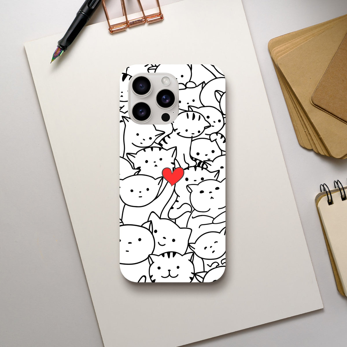 Cat lover gift iPhone case