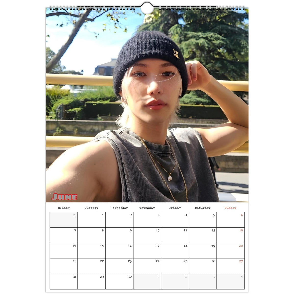 Stray Kids Felix Elite Calendar 2027 June page