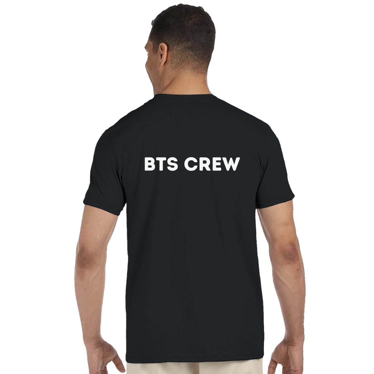 Minimalist BTS crew merch shirt