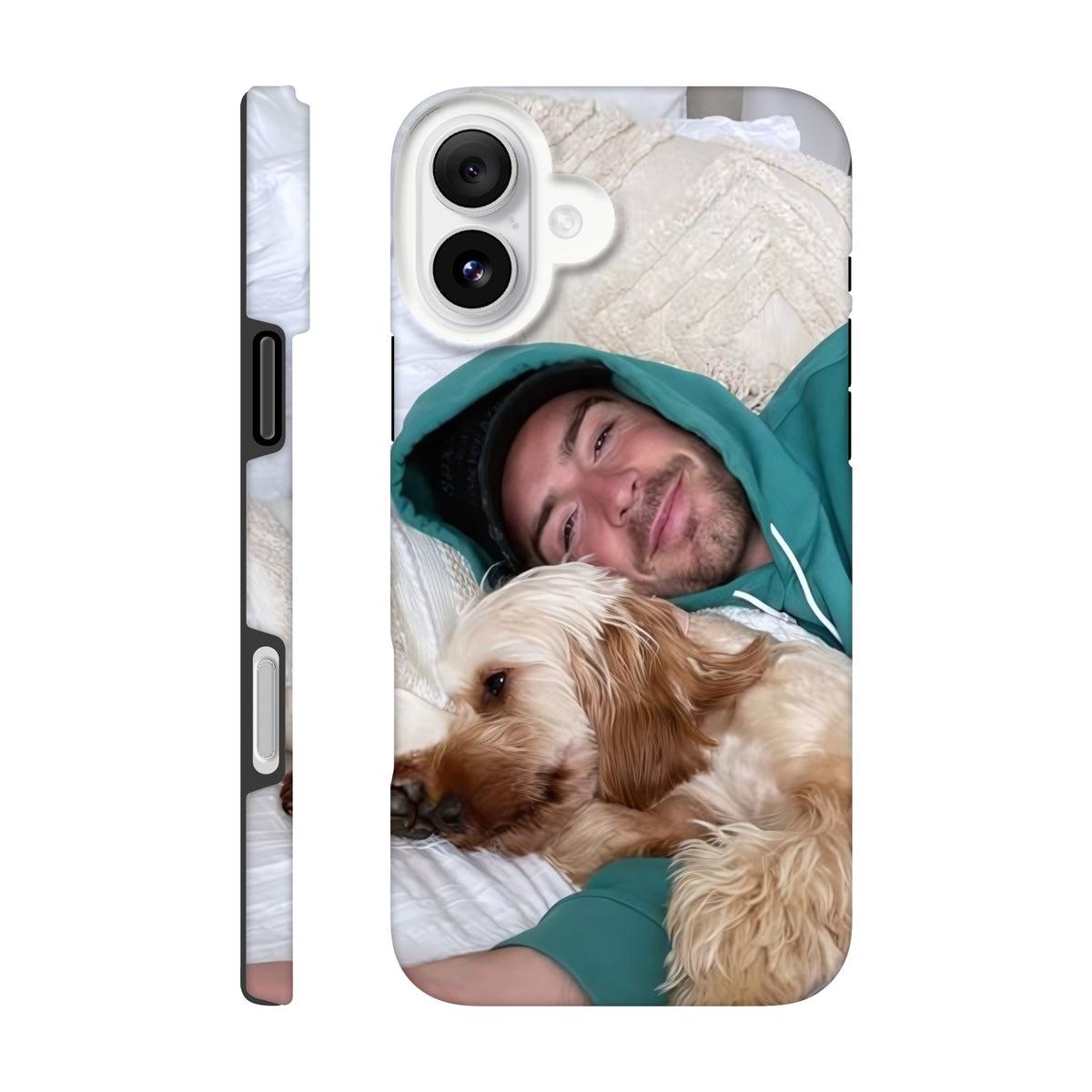 Jack Grealish inspired iPhone case in trendy boyfriend photo style