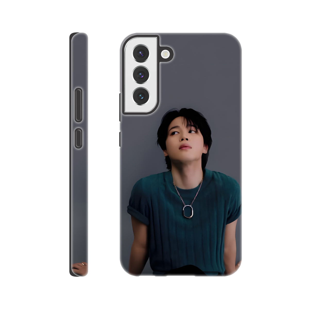 BTS Jimin Samsung cover with scratch‑resistant finish