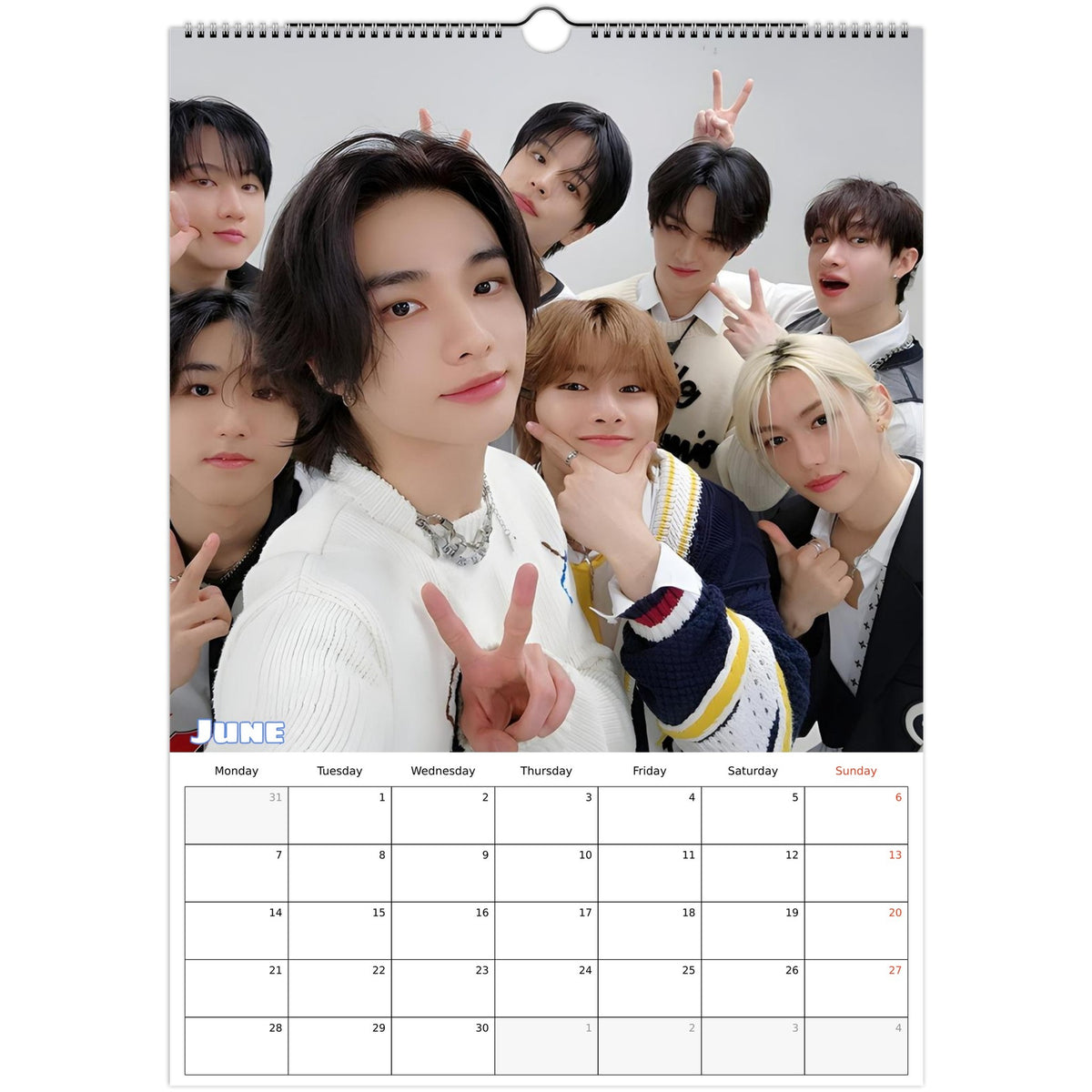 Stray Kids calendar 2027 June photo