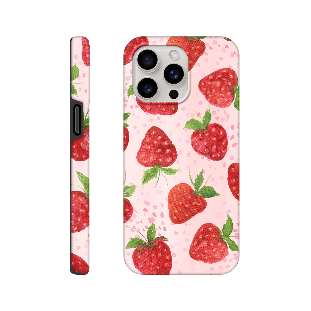 Protective strawberry iPhone tough case for everyday use