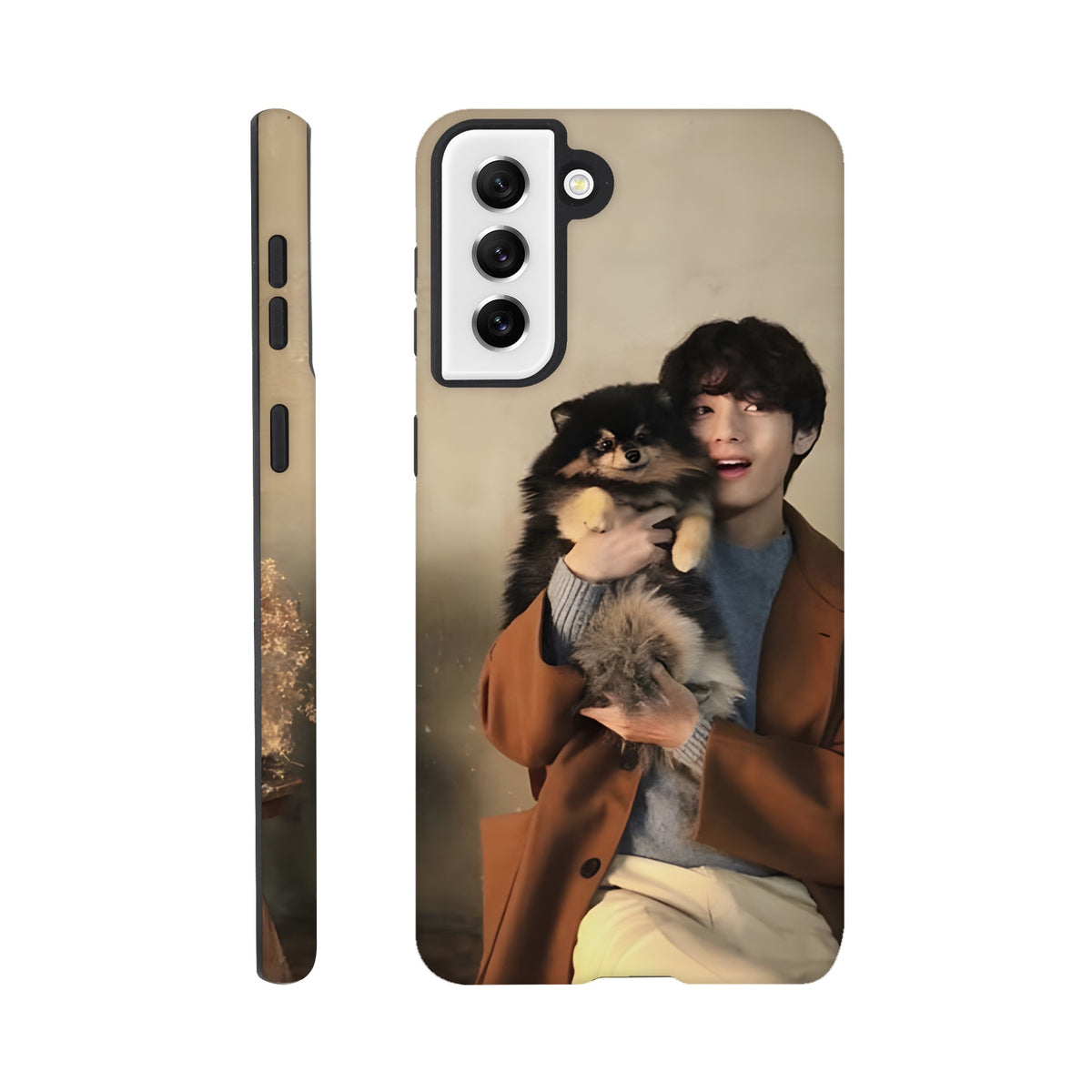 Taehyung V Samsung tough case with scratch‑resistant finish