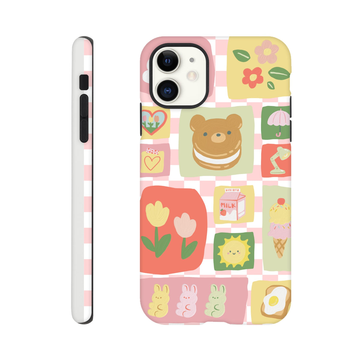 Aesthetic kawaii iPhone case for everyday protection