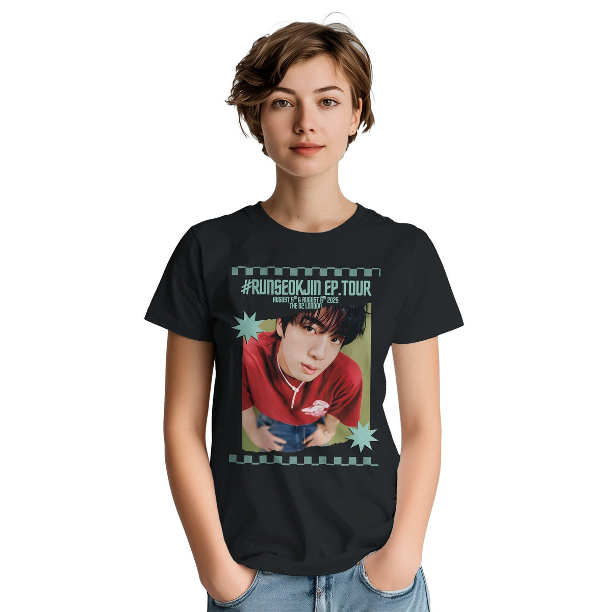 BTS Jin fan t‑shirt for ARMY