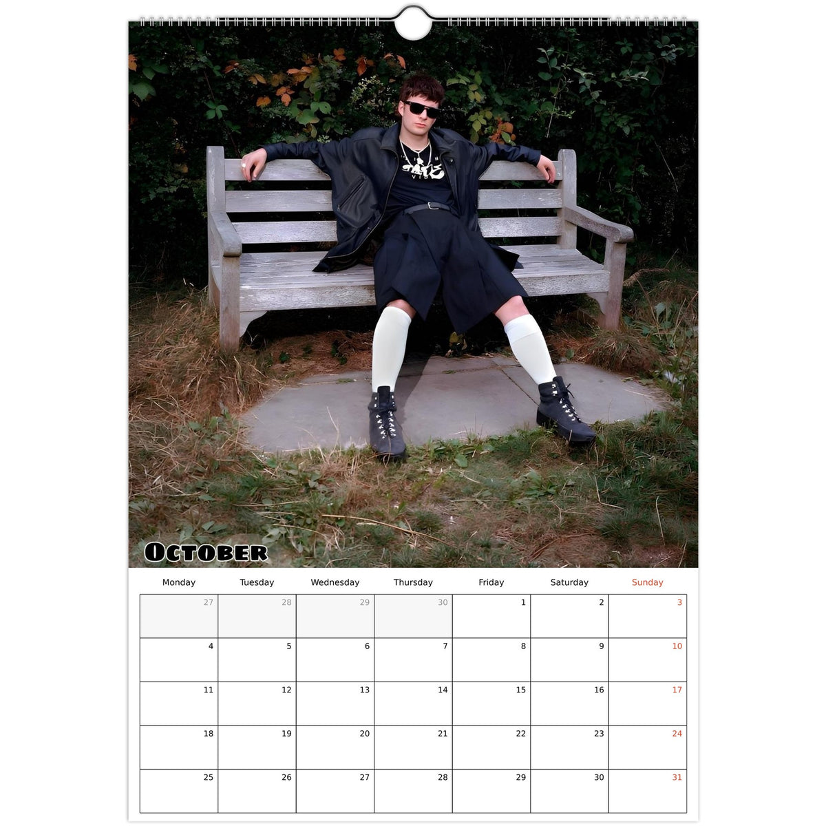 FONTAINES D.C. calendar October photo