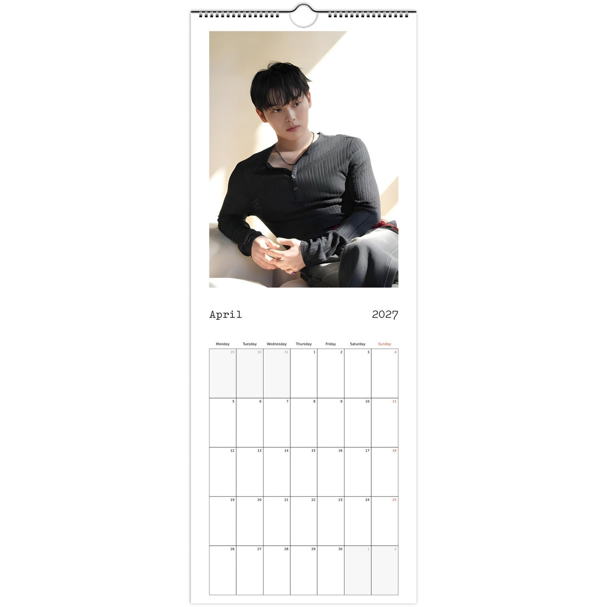 Choi Hyun‑wook calendar April 