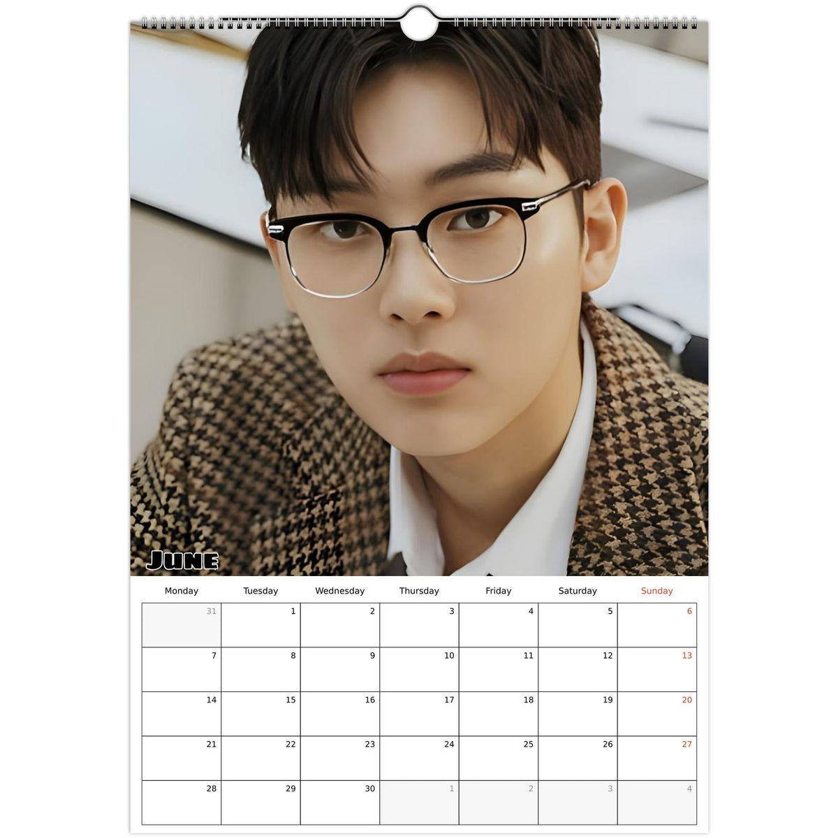 Choi Hyun‑wook calendar June photo