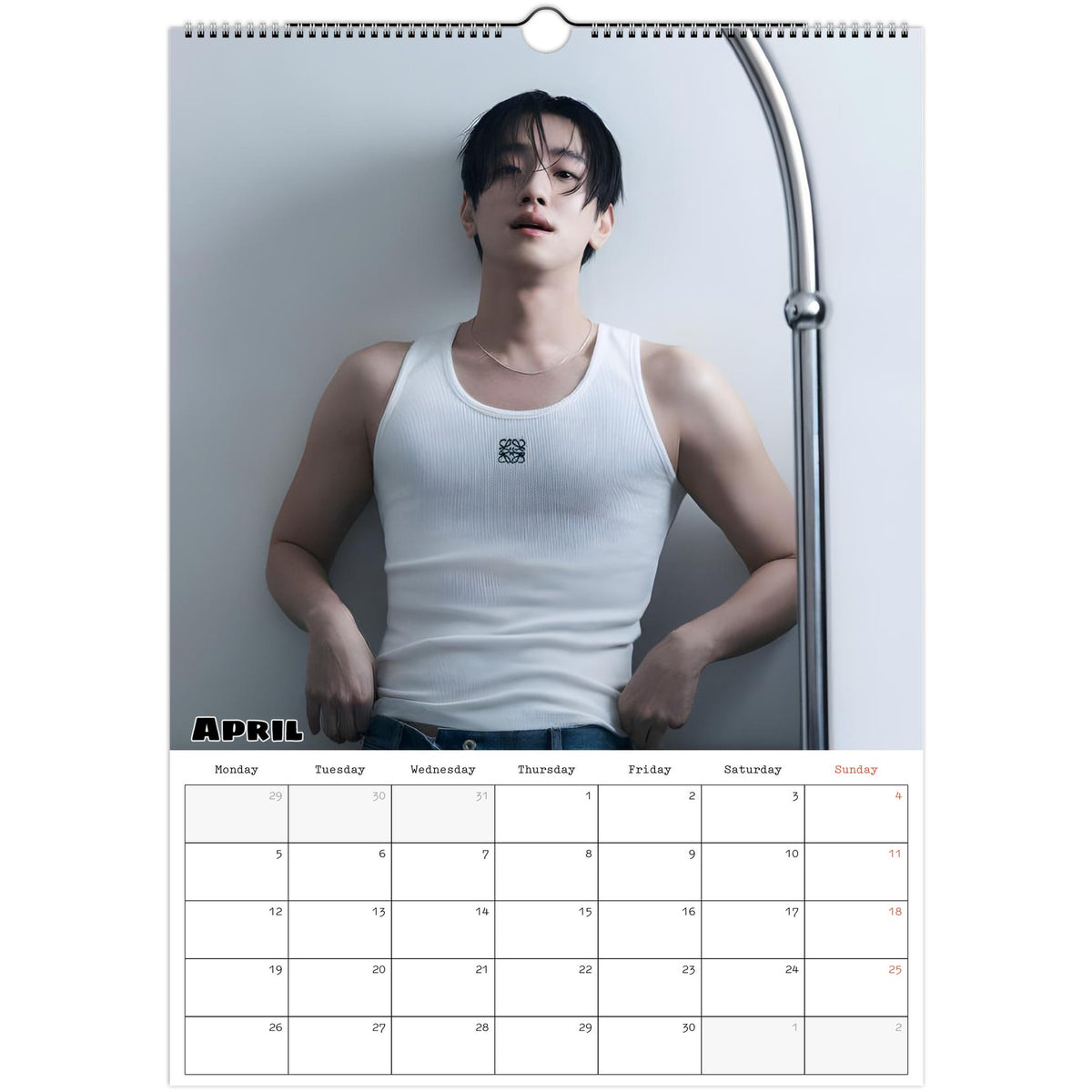 Nam Yoon‑su calendar April photo