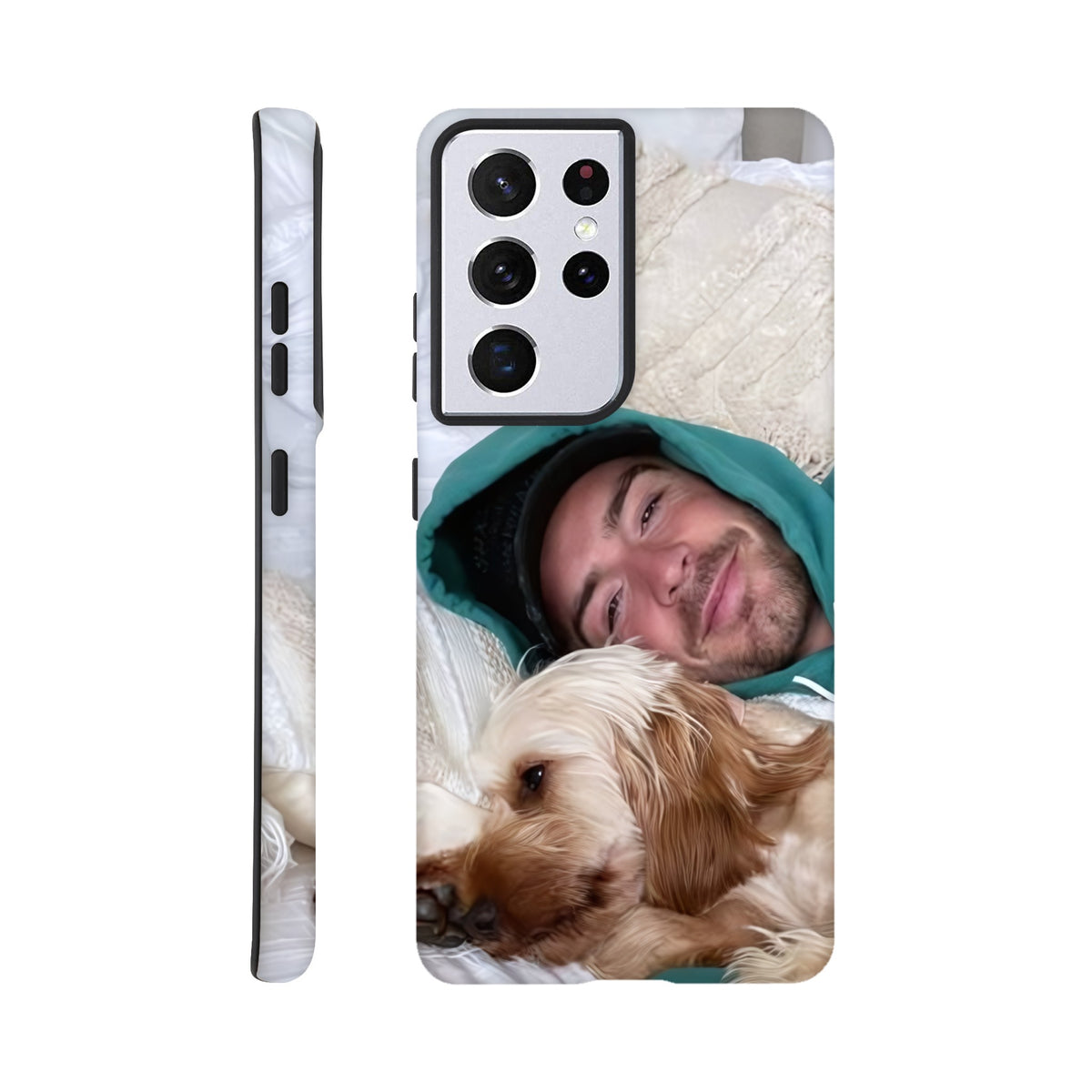 Samsung tough case featuring Jack Grealish in trendy boyfriend photo style