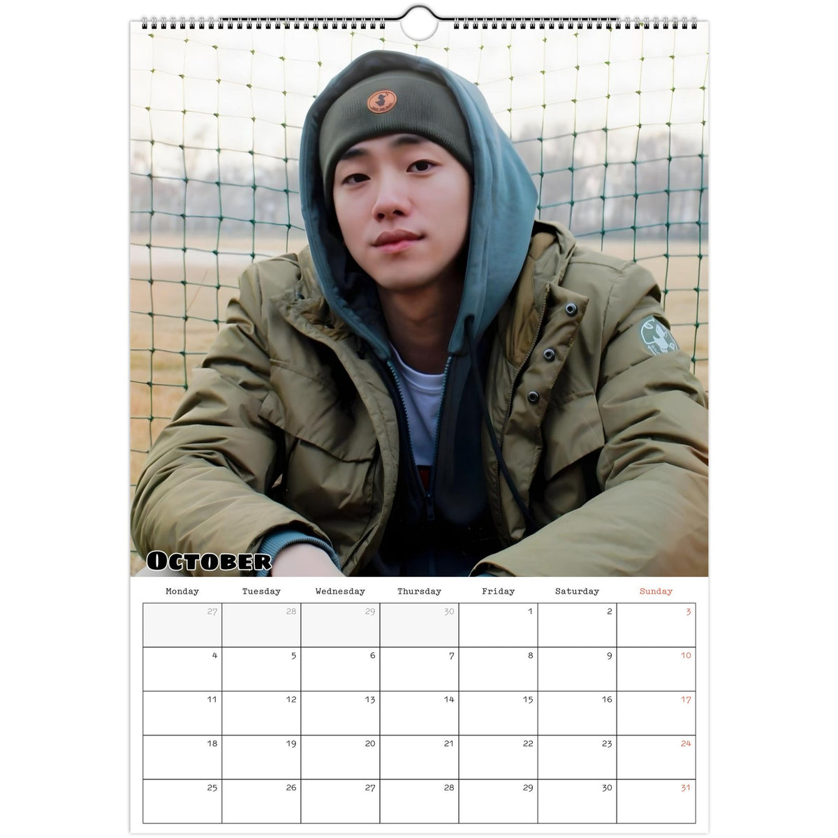 Nam Yoon‑su calendar October photo