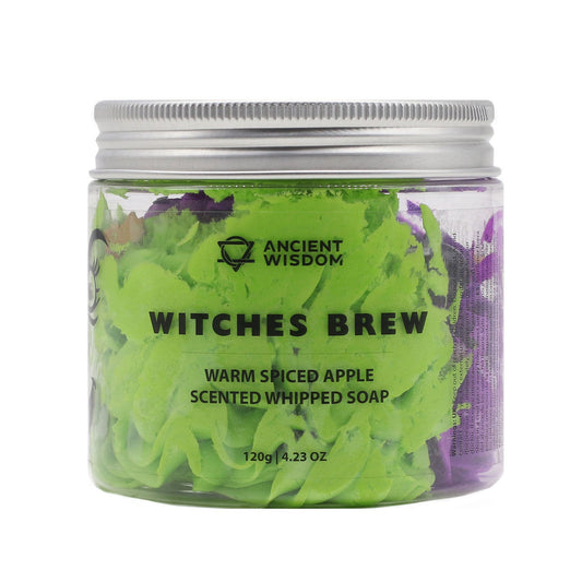 Witches Brew Whipped Soap 120g – Vegan Smoky Woods & Dark Berries, Paraben-Free SLS-Free Velvet Body Whip