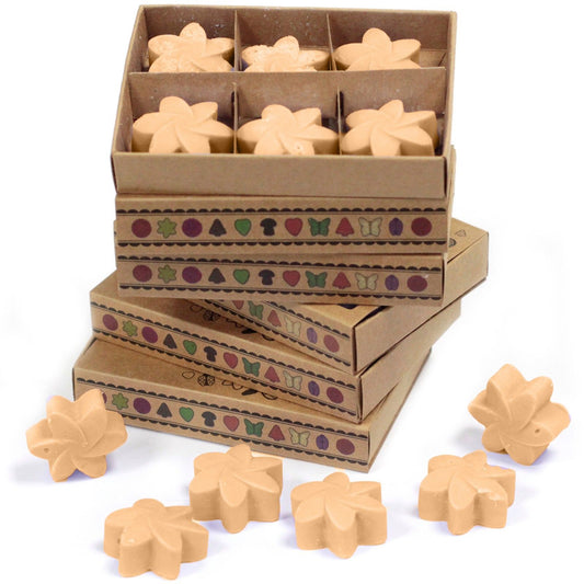 Box of six Midnight Jasmine soy wax melts in matchbox packaging
