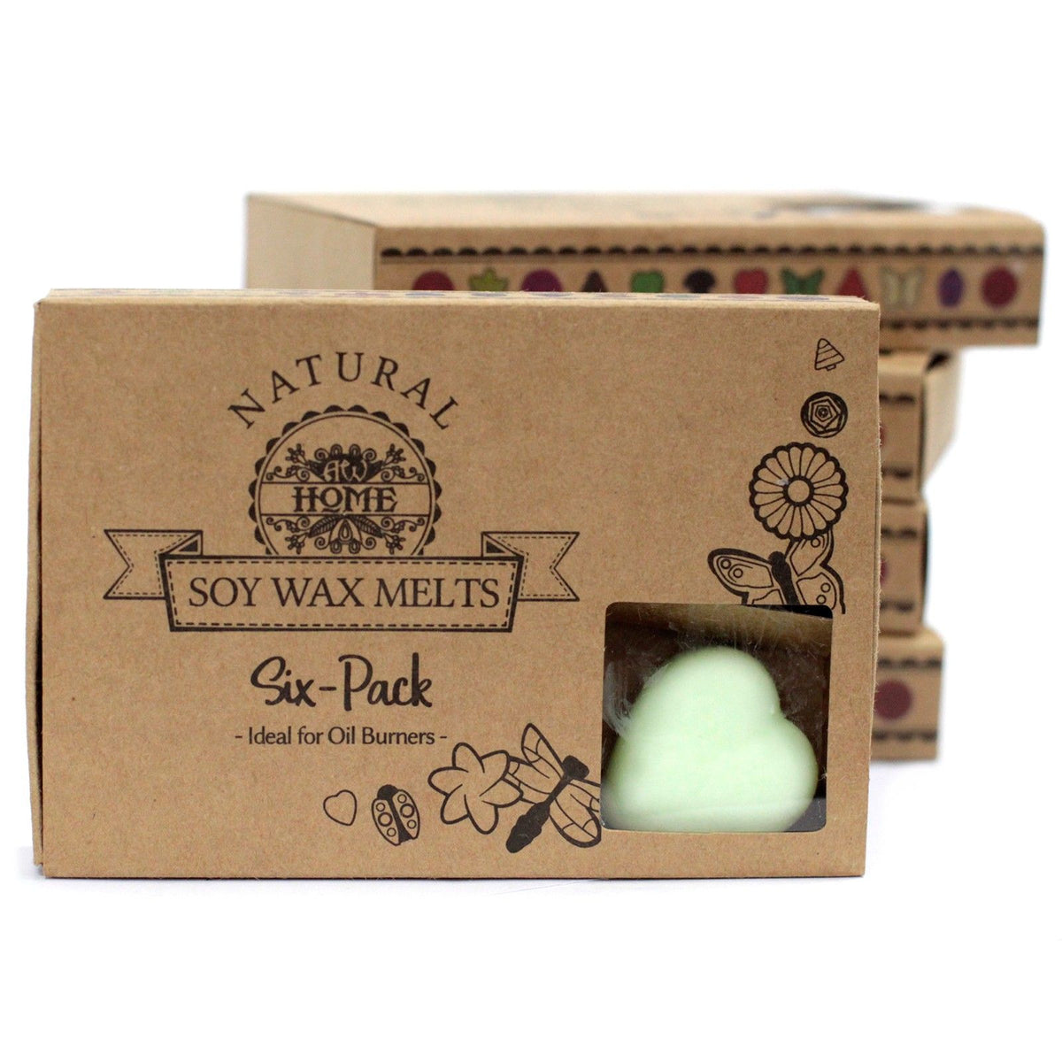 Soy wax melts in Dark Sandalwood scent ready for use in a wax burner