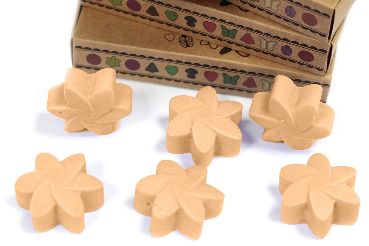 Close‑up of Midnight Jasmine soy wax melts showing smooth natural finish