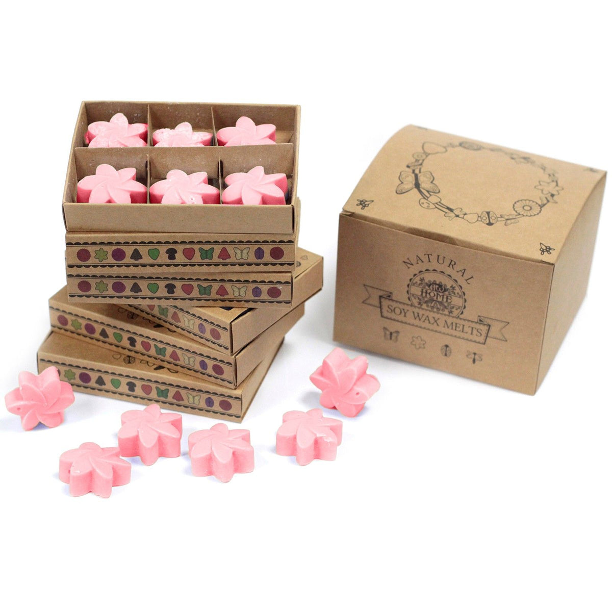 Premium Classic Rose soy wax melts made with natural soy wax