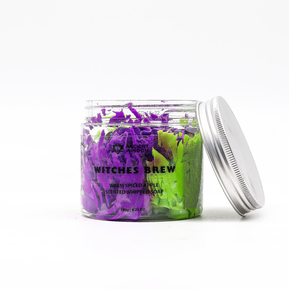 Witches Brew Whipped Soap 120g – Vegan Smoky Woods & Dark Berries, Paraben-Free SLS-Free Velvet Body Whip