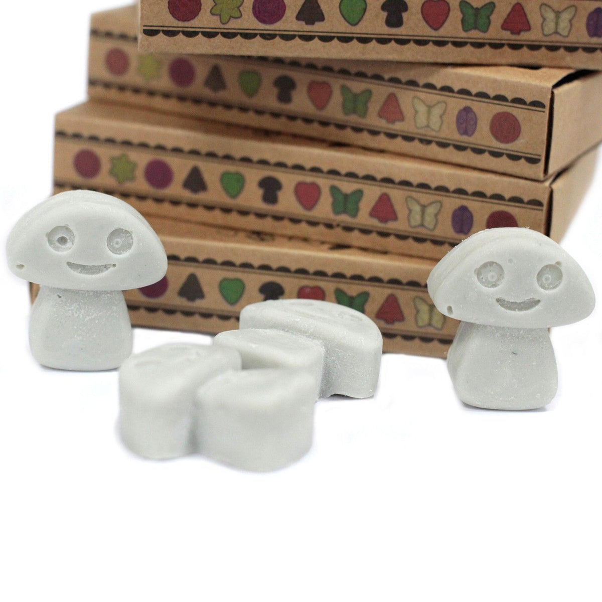 Close‑up of Dark Patchouli soy wax melts showing smooth natural finish