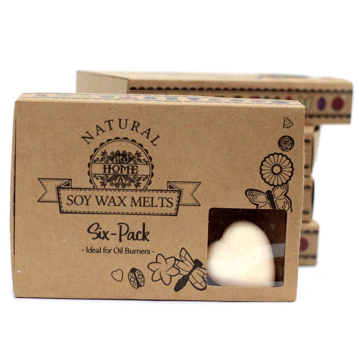 Close‑up of Cinnamon & Orange soy wax melts showing smooth natural finish