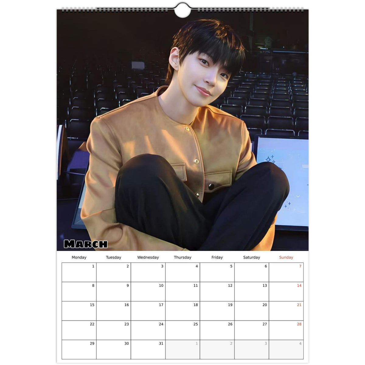 Hwang In‑youp calendar March photo