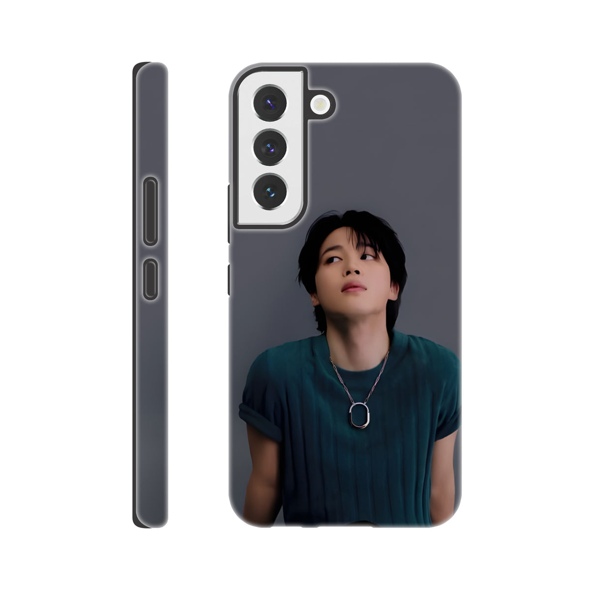 Protective BTS Jimin Samsung case for everyday use