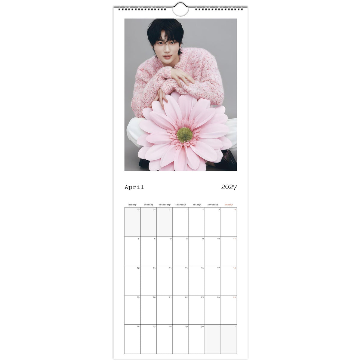 Byeon Woo‑seok calendar April photo