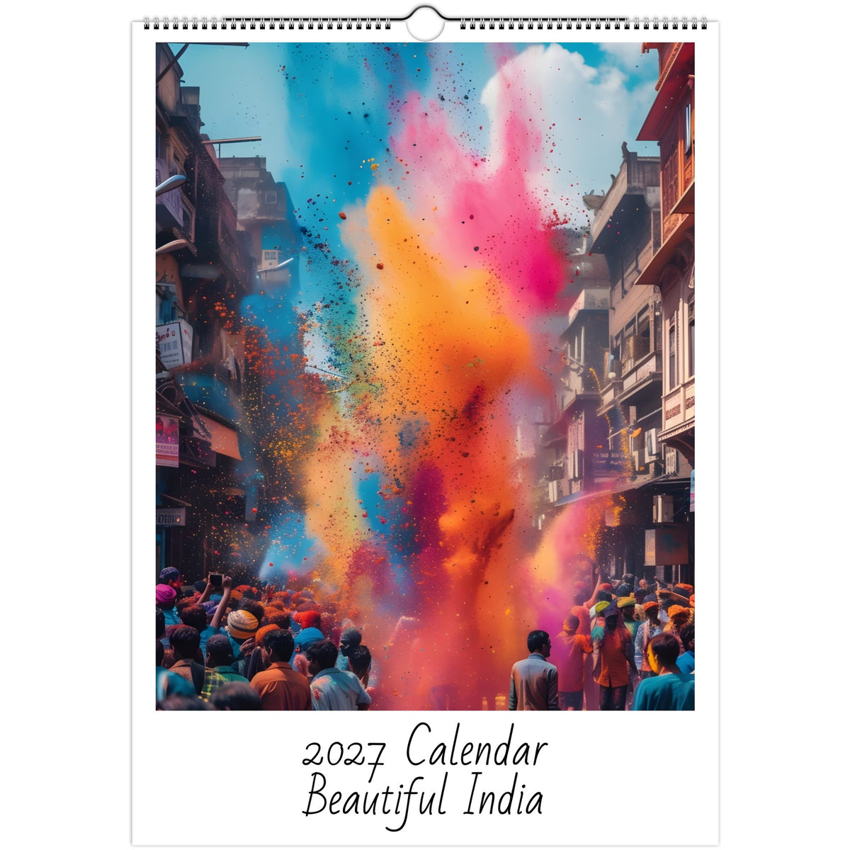 Beautiful India 2027 calendar cover