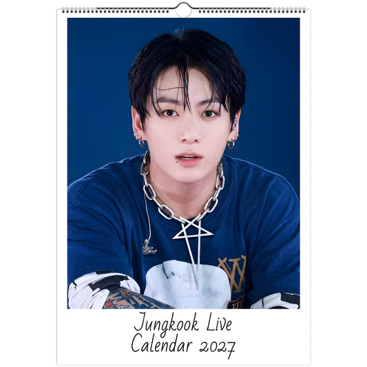 BTS Jungkook 2027 calendar cover