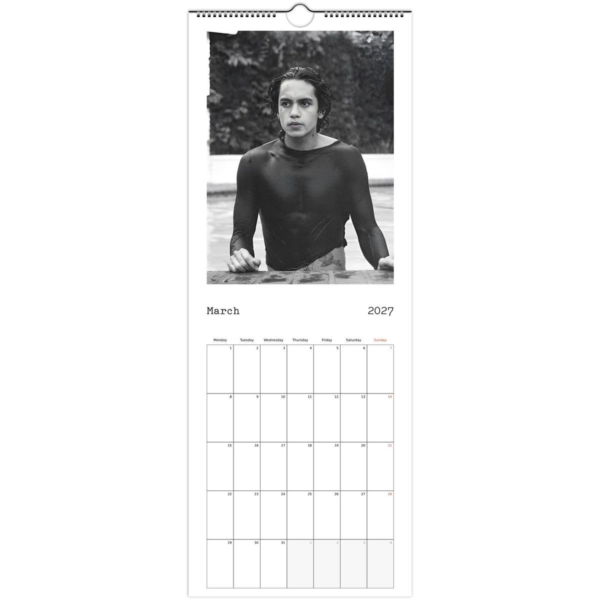 Dominic Fike calendar March photo