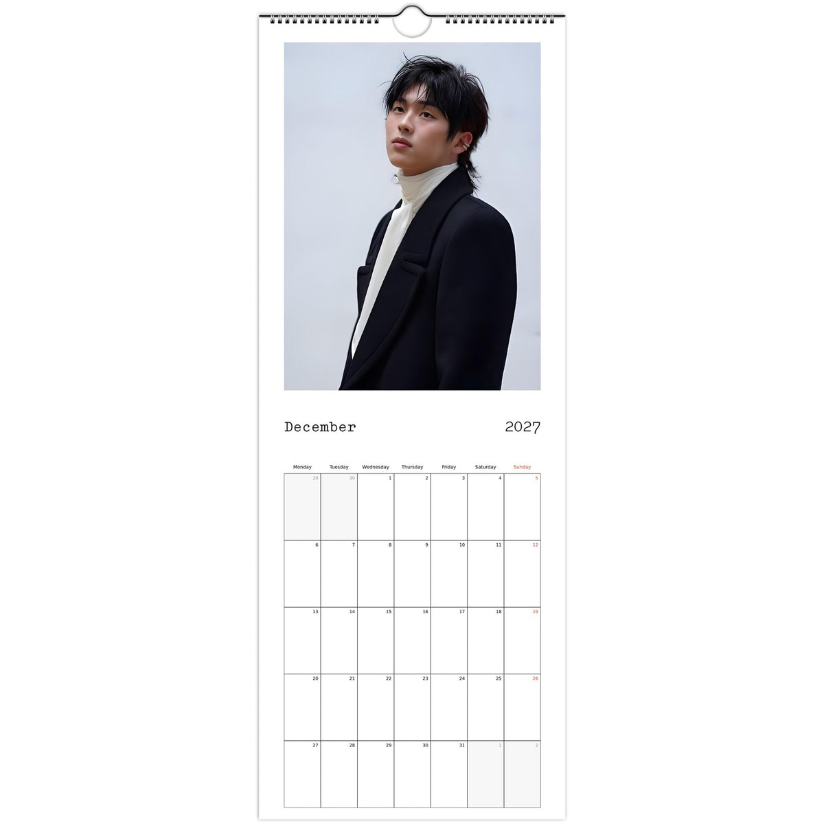 Choi Hyun‑wook calendar December 
