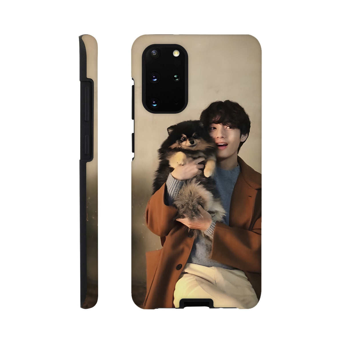 Samsung protective case with V and Yeontan K‑pop artwork