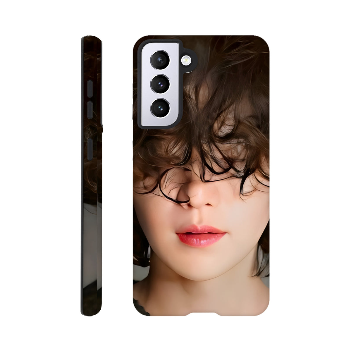 Shock‑absorbing BTS SUGA Samsung tough case with premium finish