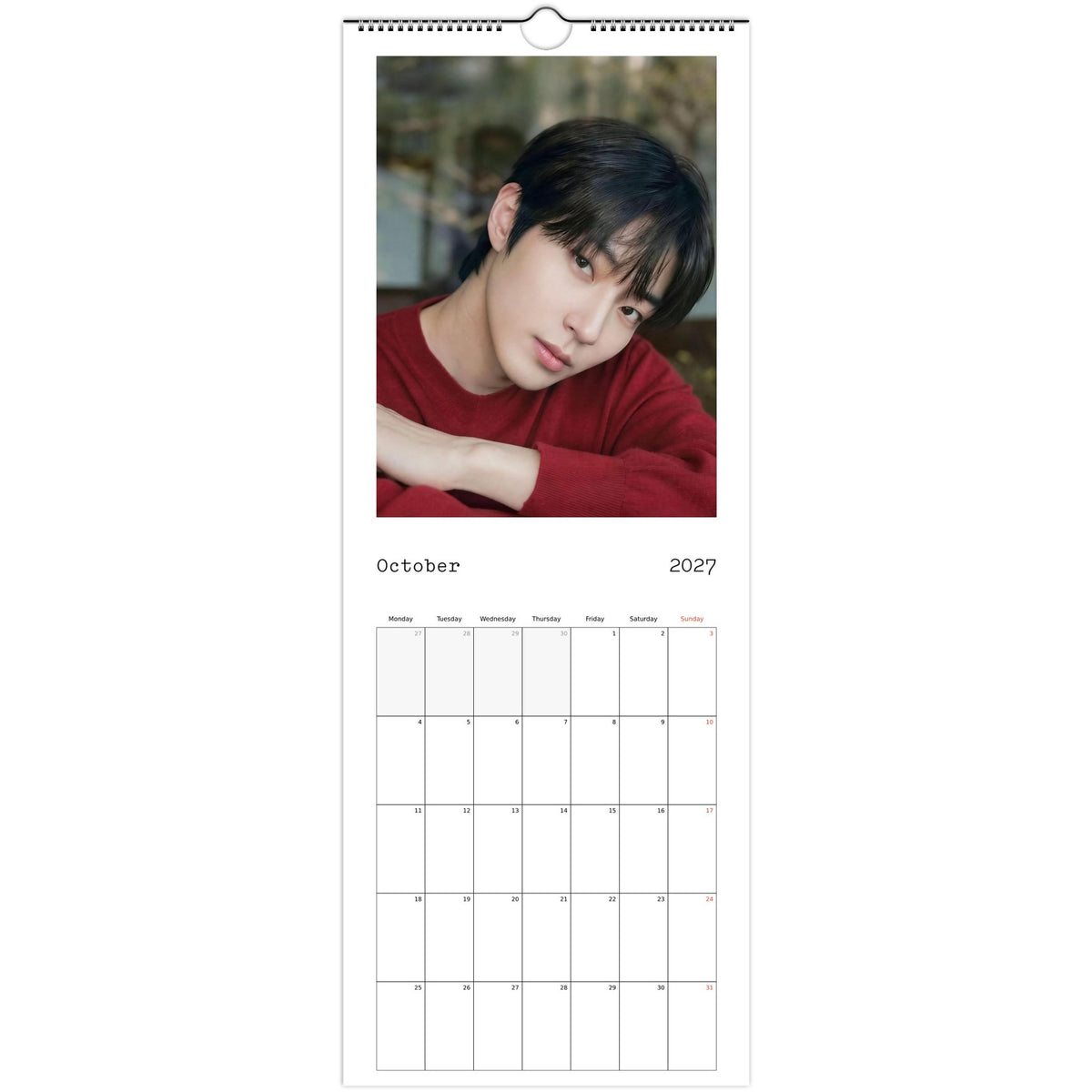 Hwang In‑youp calendar October photo