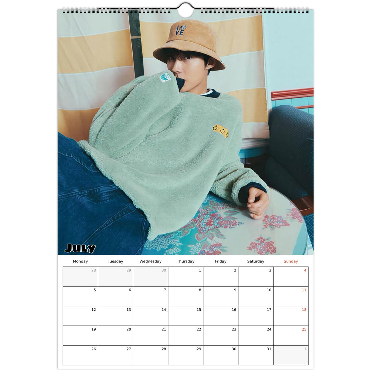 Hwang In‑youp calendar July photo