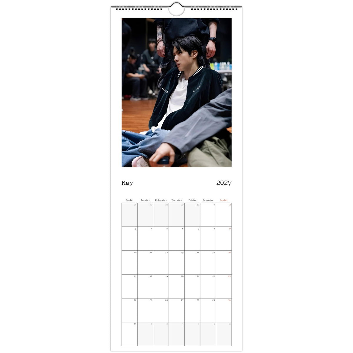 BTS Jin Calendar May portrait