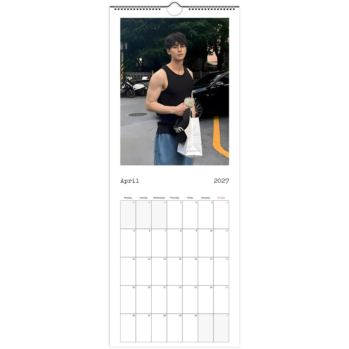 Lee Chae‑min calendar April photo