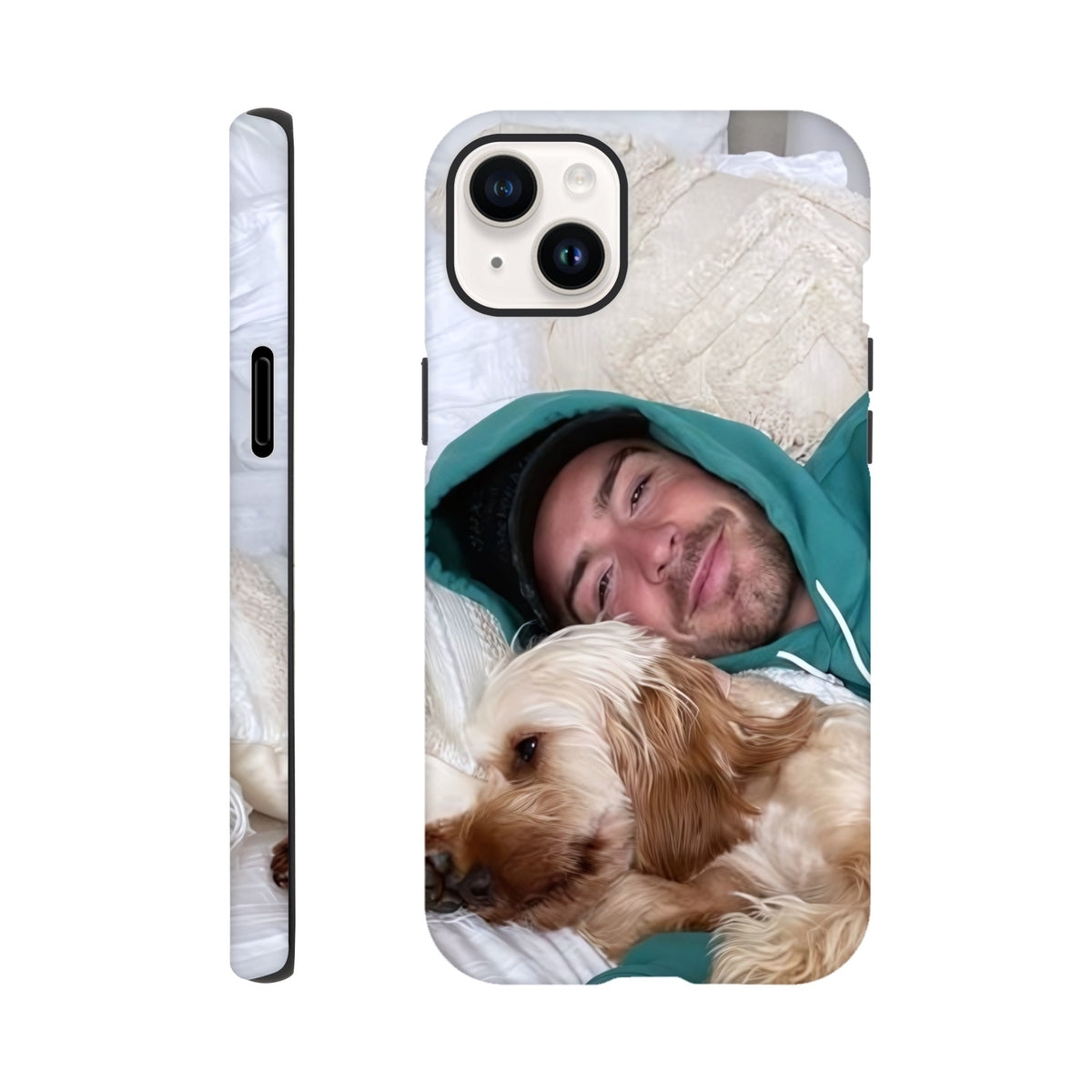 Football fan iPhone case featuring Jack Grealish boyfriend look