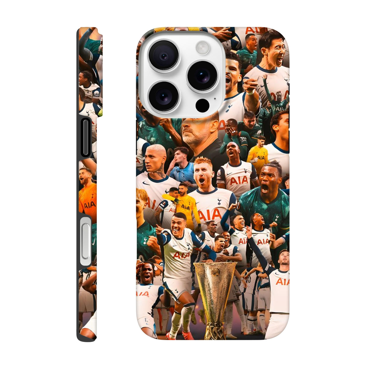 Tottenham Hotspur glossy wraparound phone case
