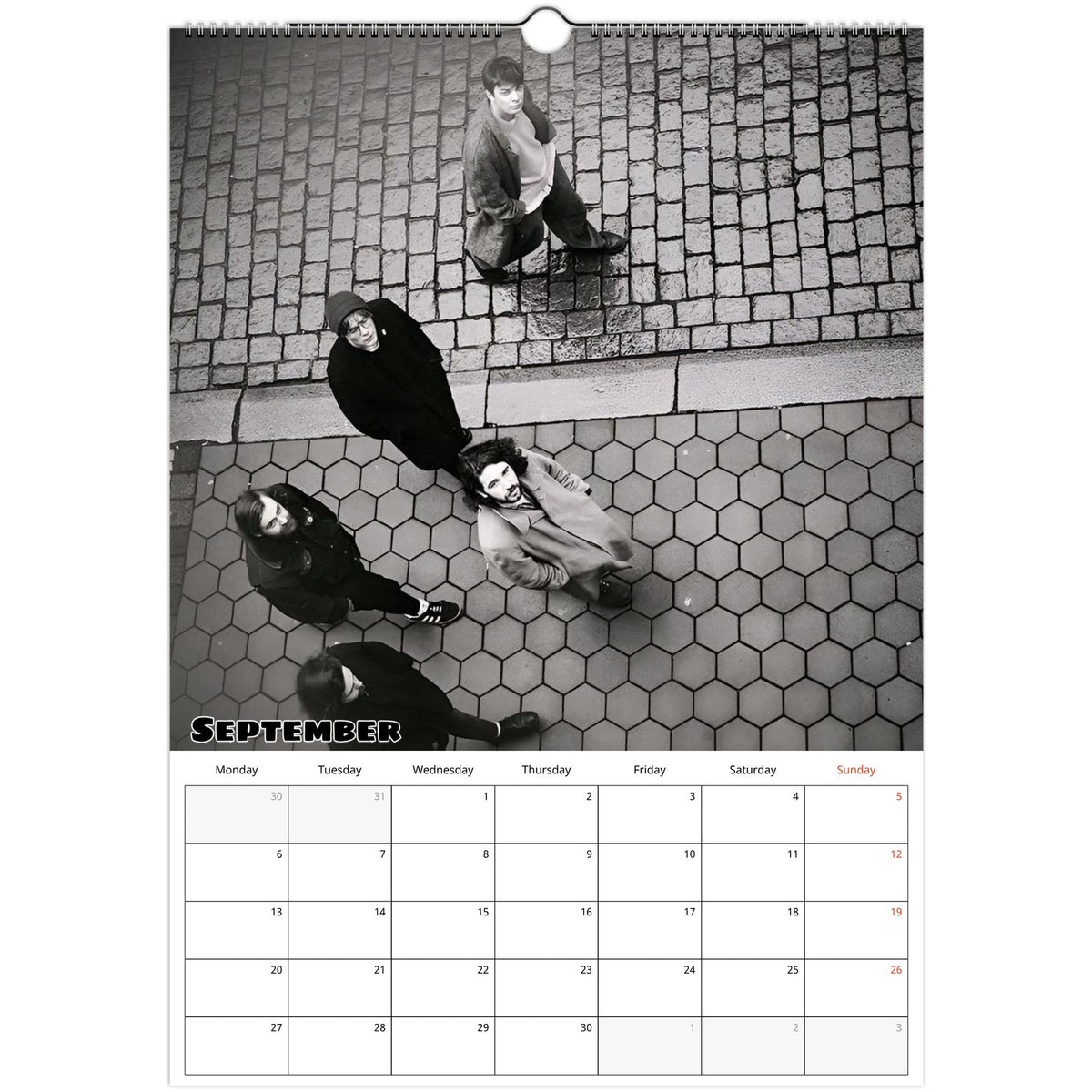 FONTAINES D.C. calendar September photo