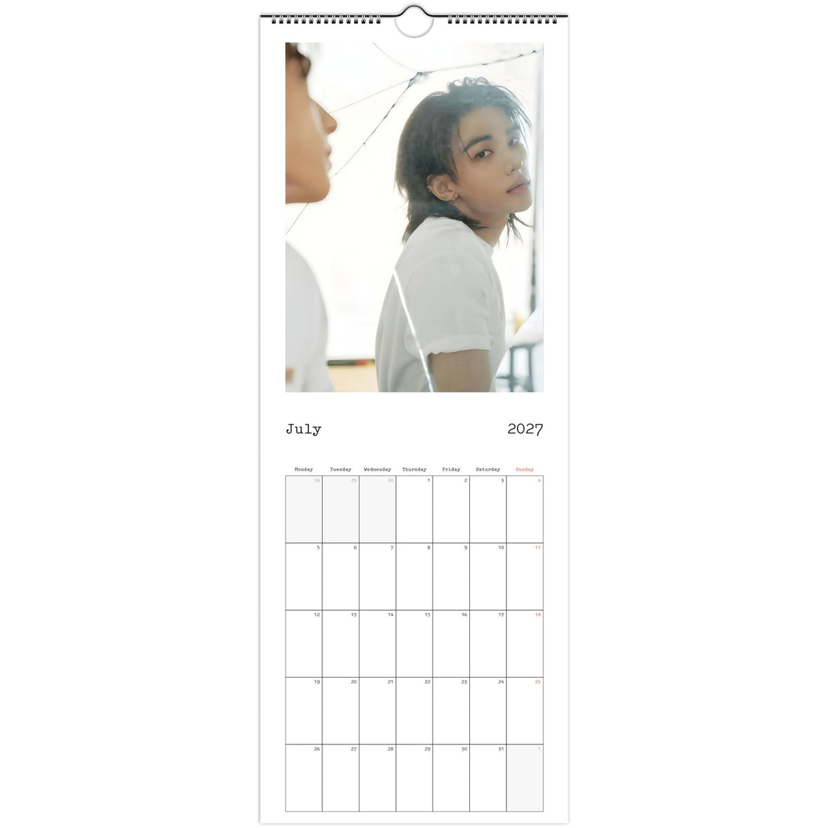 Stray Kids Hyunjin Calendar 2027 July photo