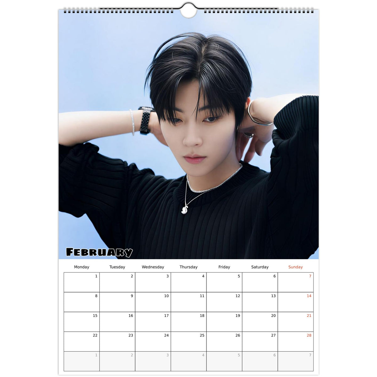 Hwang In‑youp calendar February photo